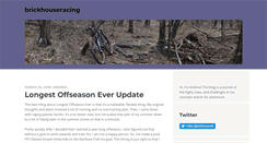 Desktop Screenshot of brickhouseracing.com