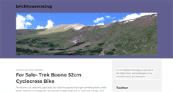 Desktop Screenshot of blog.brickhouseracing.com