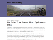 Tablet Screenshot of blog.brickhouseracing.com